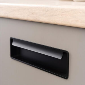 Tirador FOLD · NIQUEL CEPILLADO · 174 mm · INTEGRADO · Ref 0542128Z23