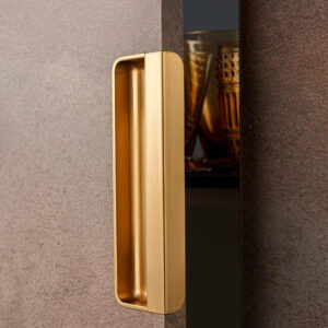 Tirador MOULE · NEGRO TITANIO · 154 mm · INTEGRADO · Ref 0650128Z33